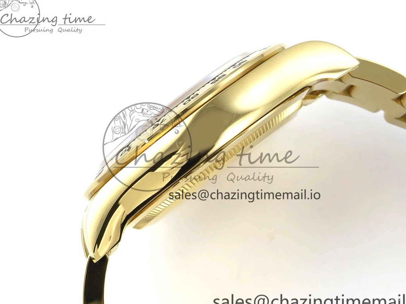 MiroTime 0123 TimelessDesign Daytona 126508 APSF 1:1 Best Edition Black Dial on YG Braclet SH 742